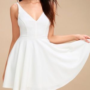 Lulus Darling Delight skater dress